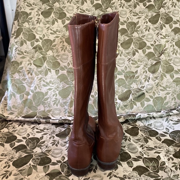 Tommy Hilfiger tall brown boots 7 1/2 - Picture 2 of 5